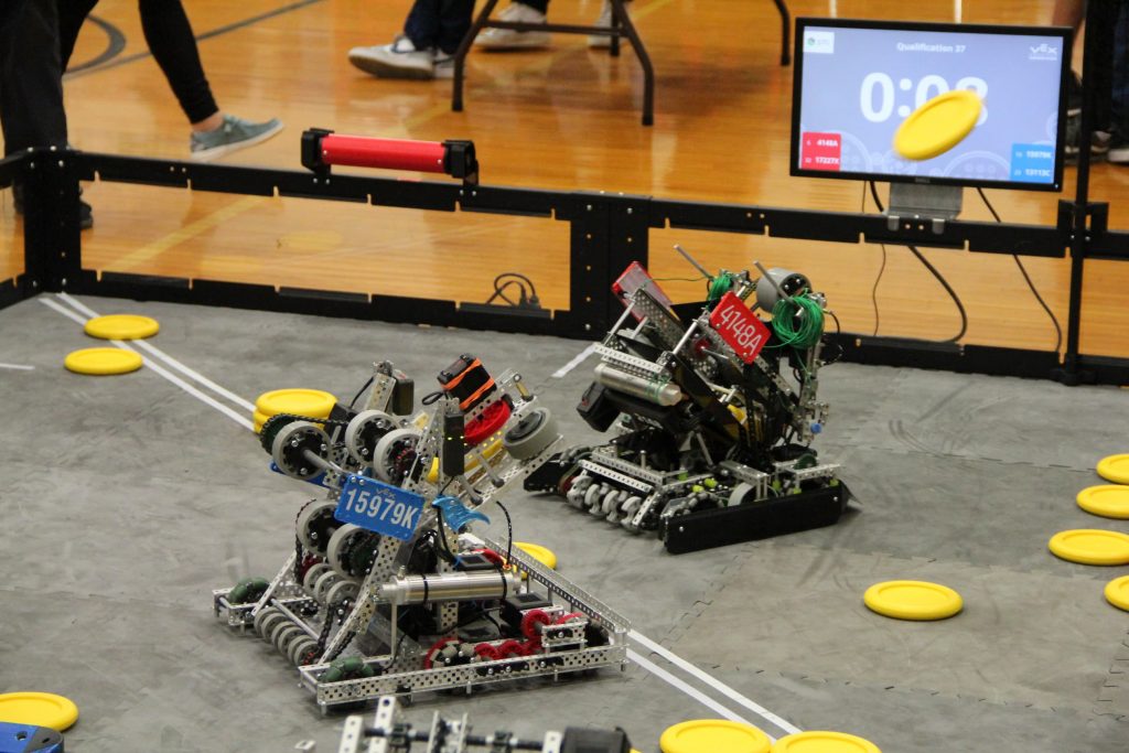 Annihilation Robotics 15979K robot scoring in Wolfe City